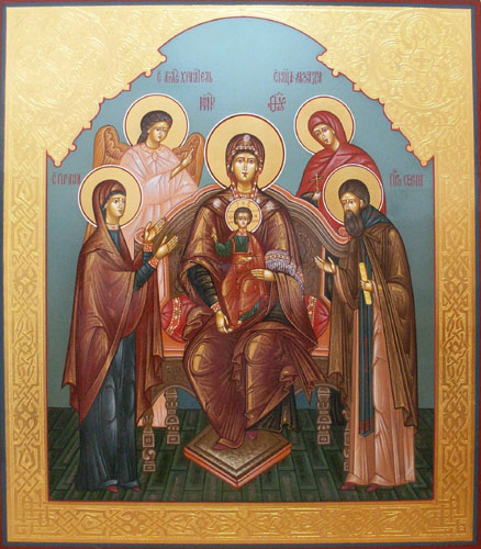 Святая Преподобная Анна, Святой Преподобный Сергий Ражонежский, Святая Мученица Александра, Ангел хранитель